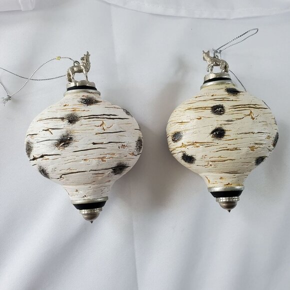 Bradford Edition Spirits Of The Forest Wolf Heirloom Ornaments By Rusty Frentner - Picture 6 of 8